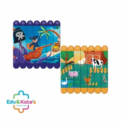 Classic&#x20;Mosaico&#x20;Puzzle&#x20;&#x2013;&#x20;1&#x20;Double-Sided&#x20;Educational&#x20;Puzzle