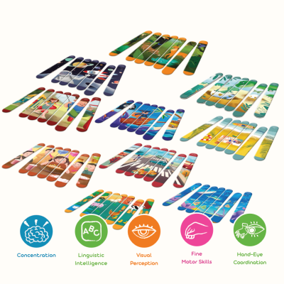 Classic&#x20;Mosaico&#x20;Puzzle&#x20;&#x2013;&#x20;1&#x20;Double-Sided&#x20;Educational&#x20;Puzzle