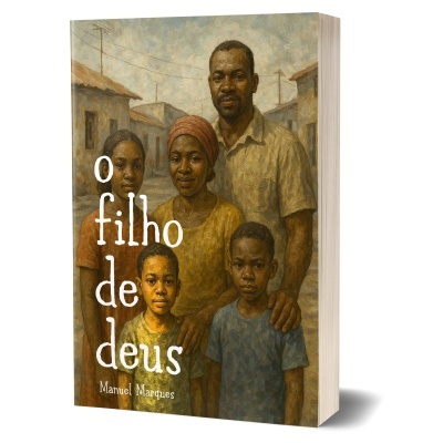 Capa de livro 'o filho de deus' com imagem de família
