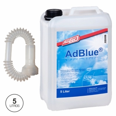 Garrafão de AdBlue 5 litros com bocal flexível