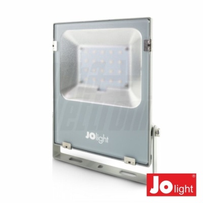 Projetor LED cinzento marca Jo light com suporte metálico