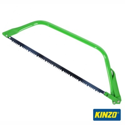 Arco de serra verde com lâmina azul da marca KINZO