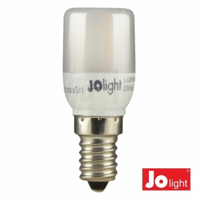 Lâmpada LED Jo light com base metálica e corpo branco opaco