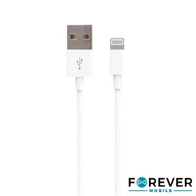 Cabo de carregamento USB para Lightning branco