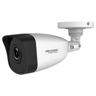 Câmara de vigilância branca e preta HIKVISION HiWatch Series com base ajustável