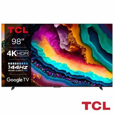 Televisor TCL 98 polegadas 4K HDR 144Hz Google TV
