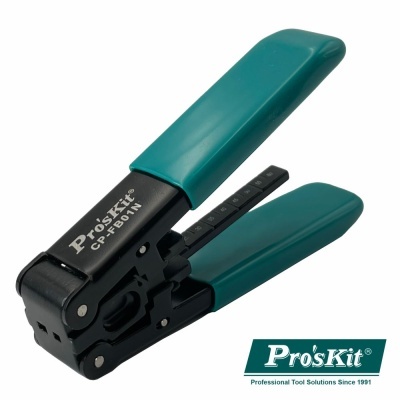 Alicate PrósKit verde escuro e preto para ferramentas profissionais