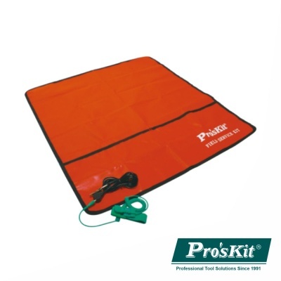 Manta de aquecimento eléctrica vermelha Pro'sKit com cabo e pinça verde