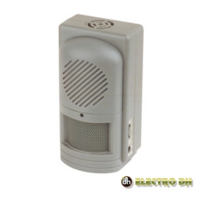 Dispositivo eletrónico branco com grelha e rede metálica