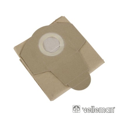 Sacos para aspirador de pó em papel com orifício circular branco