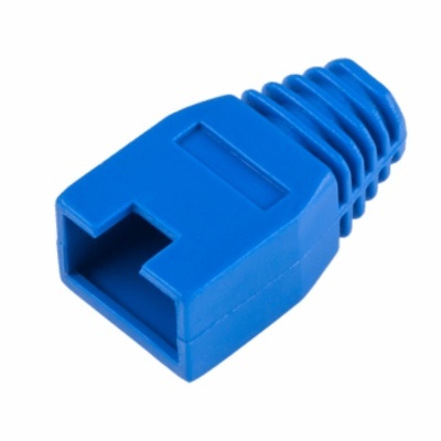 Cobertura de borracha azul para conector RJ45