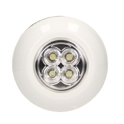 Luz LED redonda embutir com quatro LEDs no centro