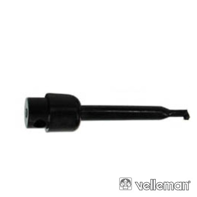 Broca preta de metal com base cilíndrica