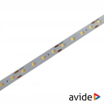 Fita LED branca com LEDs amarelos e texto 700LM