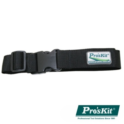 Cinto ajustável preto com etiqueta Pro'sKit