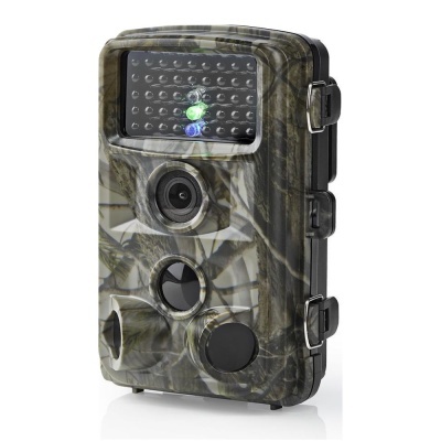 Câmara de vigilância camuflada com LEDs e lente