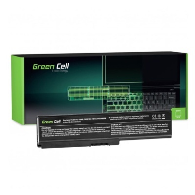 Bateria para portátil Green Cell Fresh Energy com caixa verde e preta