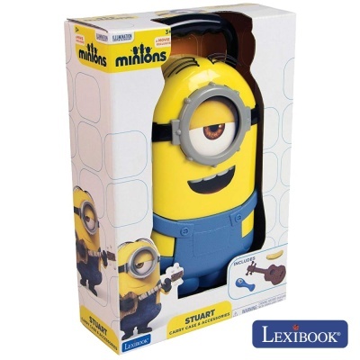 Figura de ação Stuart dos Minions na embalagem