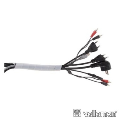 Cabos com múltiplos conectores e logótipo Velleman