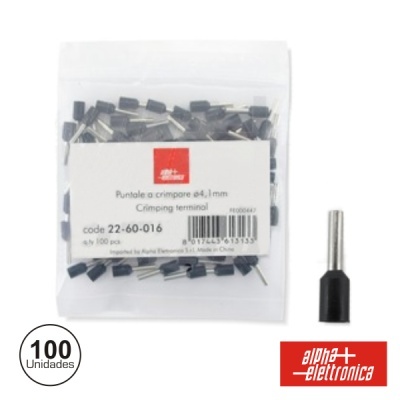 Pacote de terminais de crimpagem Alpha Elettronica