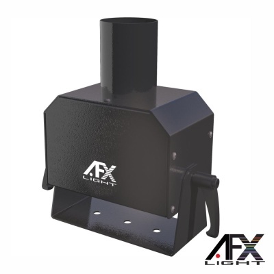 Máquina de fumaça preta AFX LIGHT de metal com tubo e logótipo