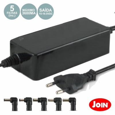 Transformador de corrente preto com cinco fichas e texto técnico