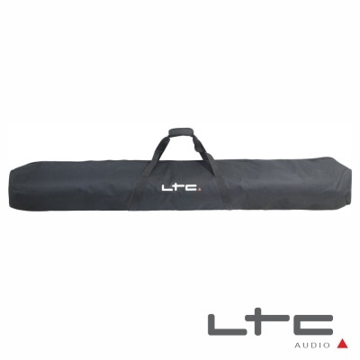 Bolsa de transporte LTC preta com alça e logótipo LTC