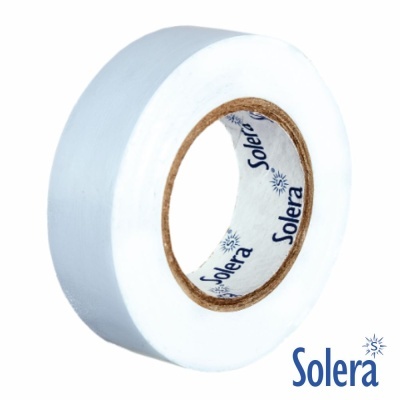 Rolo de fita adesiva branca da marca Solera