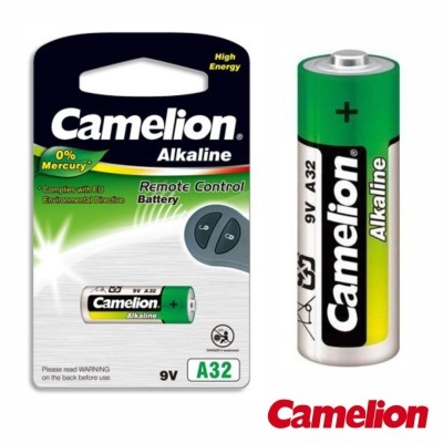 Pilha alcalina Camelion 9V A32 para comandos à distância