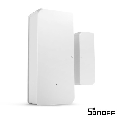 Sensores de porta ou janela sem fio Sonoff DW2-Wi-Fi brancos