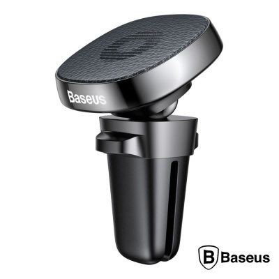 Suporte carregador wireless Baseus preto para ventilação de carro