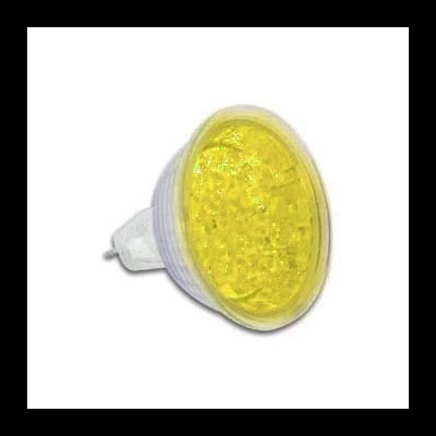 Lâmpada LED amarela com base GU5.3