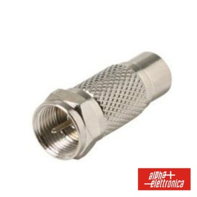 Conector coaxial metálico alfa elettronica