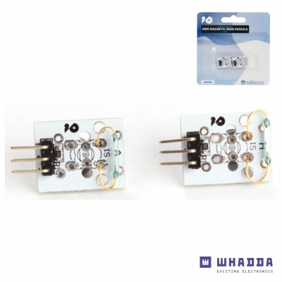 Módulo Mini Magnetic Reed Module com circuito impresso e três pinos