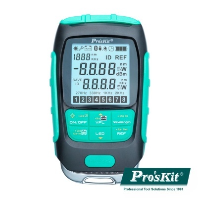 medidor digital Pro'sKit a cores preto e verde com ecrã LCD