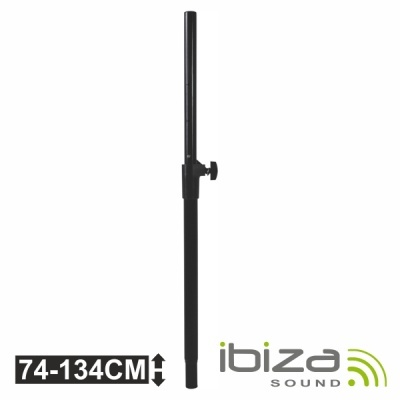 Suporte telescópico preto ajustável para equipamento de som ibiza SOUND.