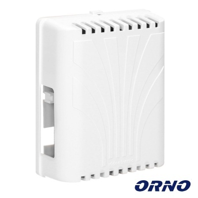 Dispositivo elétrico branco com grelhas de ventilação da marca ORNO