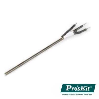 Cabo metálico com três pontas isoladas e logótipo Pro'sKit