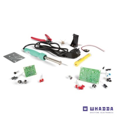 Conjunto de soldador elétrico com acessórios eletrónicos e placas de circuito impresso