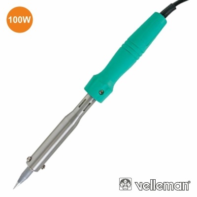 Sugador de solda elétrico Velleman com cabo verde e ponta metálica