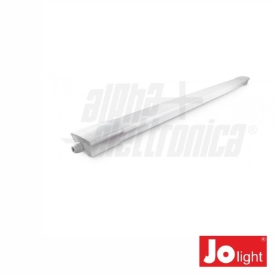 Luz LED linear branca Jo light sobre fundo branco