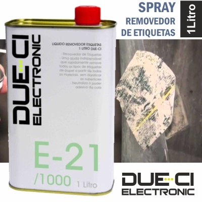Lata metálica líquida removedora de etiquetas DUE.CI ELECTRONIC E-21 1 litro