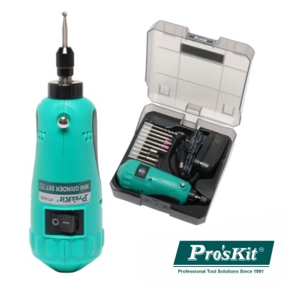 Conjunto de ferramenta elétrica Pro'sKit Greenlee com máquina gravadora e acessórios