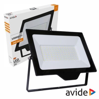 Projetor LED Avide preto e branco com vários LEDs