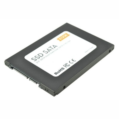 Disco SSD SATA 2,5 polegadas com etiqueta branca