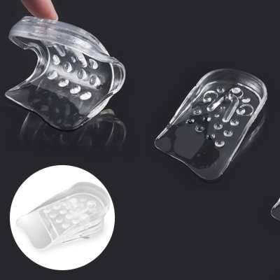 Protetores transparentes para dedos em silicone com pontos de aderência