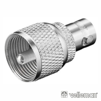 Adaptador de conector coaxial metálico com superfície texturizada