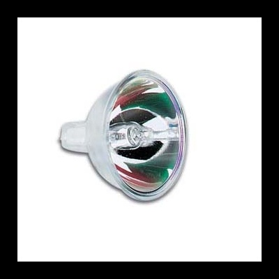 Lâmpada halógena cónica com refletor prateado e base de encaixe