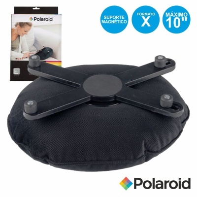 Suporte magnético Polaroid para tablet preto até 10