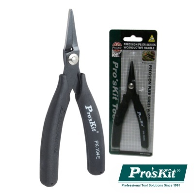 Alicate de precisão Pro'sKit preto com embalagem original